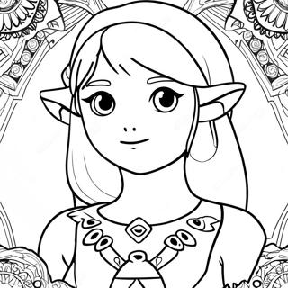 Guardian Zelda Breath Of The Wild Coloring Page 41479-34422