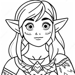 Guardian Zelda Breath Of The Wild Coloring Page 41479-34423