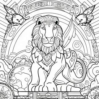 Majestic Guardian Coloring Page 41480-34425