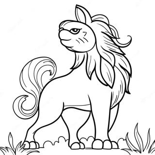 Majestic Guardian Coloring Page 41480-34428