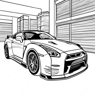 Gtr R35 Coloring Pages