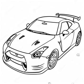 Gtr R35 Coloring Page 41489-34432