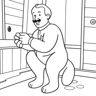 Tintin Coloring Page 41539-34467