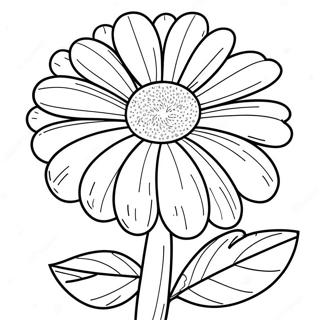 Marigold Flower Coloring Page 41559-34490