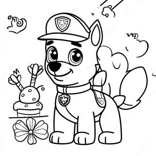 Paw Patrol Birthday Coloring Pages