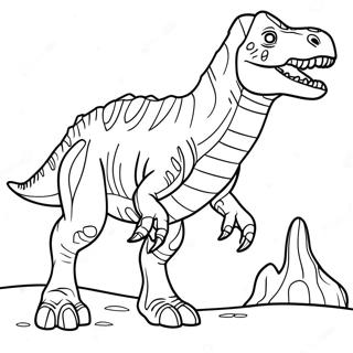 Carnotaurus Dinosaur Coloring Page 41619-34536