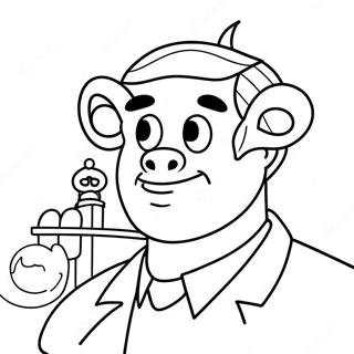 Mr Beast In Action Coloring Page 4161-3358