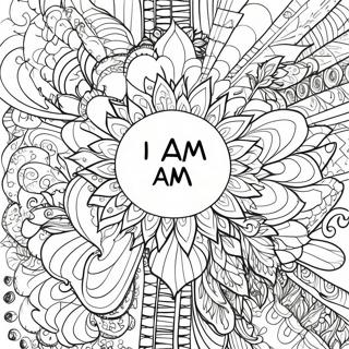 I Am Affirmation Coloring Page 41629-34543