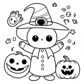 Halloween For Adults Coloring Page 41659-34570