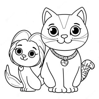 Cleo And Cuquin Coloring Page 41679-34584