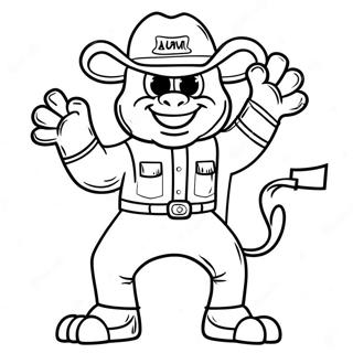 Texas A M Mascot Coloring Page 41690-34586