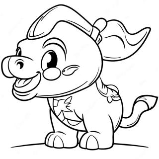 Texas A M Mascot Coloring Page 41690-34587