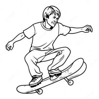 Tony Hawk Coloring Page 41699-34614