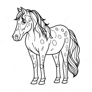 Appaloosa Horse Coloring Page 41709-34603