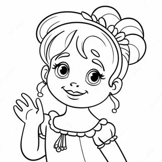 Fancy Nancy Coloring Page 4170-3362