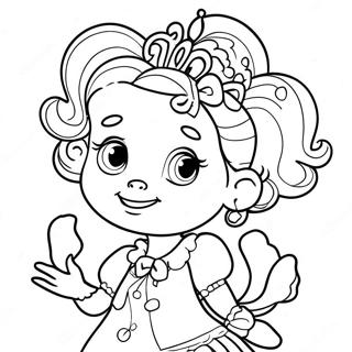 Fancy Nancy Coloring Page 4170-3364