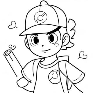 Ash Ketchum Coloring Page 41719-34620