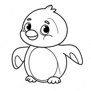 Cute Penguin Coloring Page 41729-34622