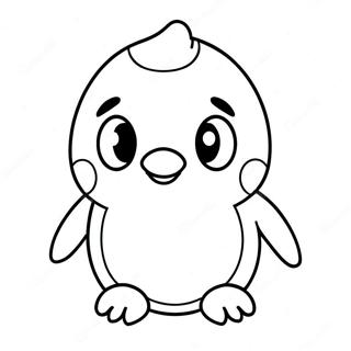 Cute Penguin Coloring Page 41729-34624