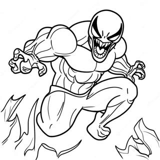 Venom Among Us Action Pose Coloring Page 41780-34665