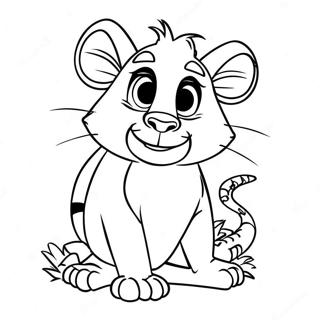 Madagascar 3 Coloring Page 41789-34670