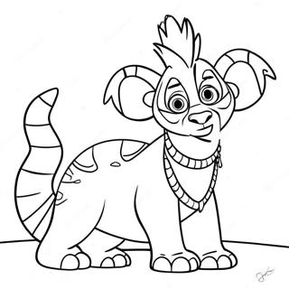 Madagascar 3 Coloring Page 41789-34672