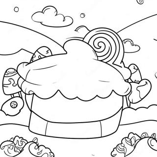 Candyland Coloring Page 4180-3371