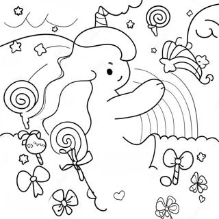 Candyland Coloring Page 4180-3372