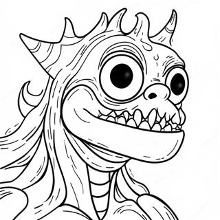 Trevor Henderson Monster Coloring Page 41860-34732