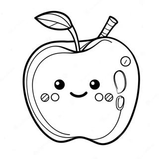 A Is For Apple Vowel Coloring Page 41870-34740