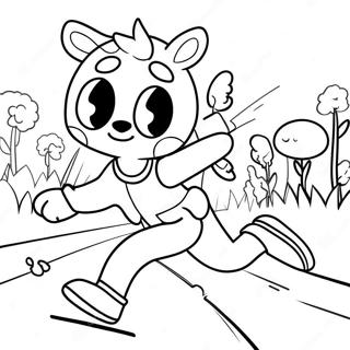 Fun Run Coloring Page 41879-34744