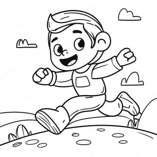 Exciting Fun Run Adventure Coloring Page 41880-34745