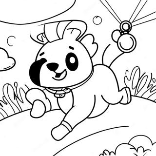 Exciting Fun Run Adventure Coloring Page 41880-34746