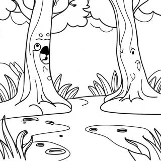 Enchanted Forest Coloring Page 41889-34752