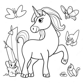 Magical Creatures Coloring Page 41890-34753