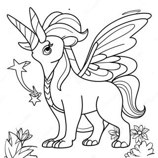 Magical Creatures Coloring Page 41890-34756