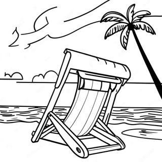 Miami Beach Sunset Coloring Page 41899-34768