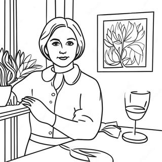 Matisse Coloring Page 41939-34794