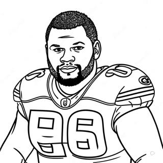 Aaron Donald Coloring Page 41949-34792