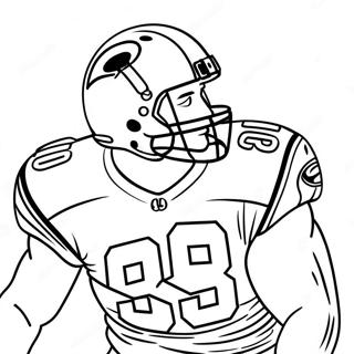 Aaron Donald In Action Coloring Page 41950-34798