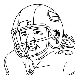 Aaron Donald In Action Coloring Page 41950-34800