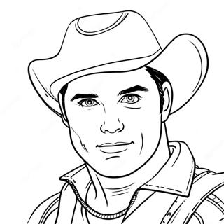 Zach Bryan Coloring Page 41959-34806