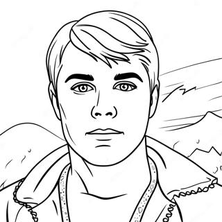 Zach Bryan Coloring Page 41959-34807