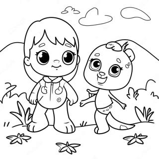 Adventurous Zoey And Sassafras Coloring Page 41970-34817