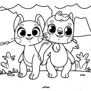 Adventurous Zoey And Sassafras Coloring Page 41970-34818