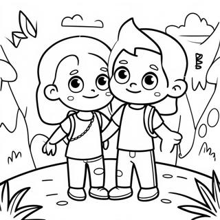 Maya And Miguel Adventure Coloring Page 42010-34860