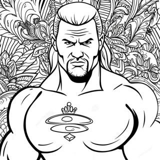 Wwe Coloring Page 42019-34854