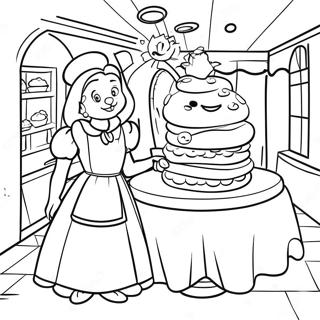 Alice S Wonderland Bakery Coloring Page 42040-34862