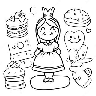 Alice S Wonderland Bakery Coloring Page 42040-34864