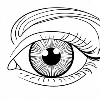 Anime Eye Coloring Page 42050-34870